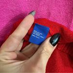 Apt. 9  Red Pink Block Cozy Casual Small Sweater Photo 4