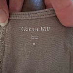 Garnet Hill  Drape Pocket T Shirt Dress‎ Brown Jersey Knit Lagenlook Boho Photo 5