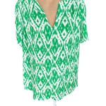 Collective Concepts ‎ green and white blouse medium Photo 0