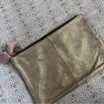 Anthropologie Miss Albright Gold Zipper Pouch Photo 5