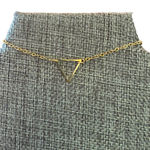 Gold Tone Triangle 9" Bracelet NEW Photo 0