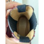 The Office of Angela Scott Mr Jagger Boots Leather Snakeskin Embossed Red Sz 37 Photo 7