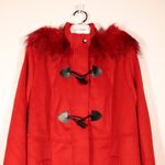 Jessica London NWOT  Outwear Red Trenchcoat Size 12W Photo 12