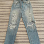 BDG  urban outfitters slim straight distressed high rise button fly jeans Photo 0