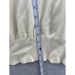 ZARA  Knit Women's Pullover Sweater Off White Size Small Long Sleeve Photo 6