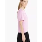 J.Crew 365 Womens Hammered Satin Top Blouse Orchid Pink Sz 8 Work Office Classic Photo 4