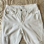 Good American  Good Boy White Distressed Straight Jeans Size 2/26 Photo 11