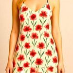Milly  floral mini dress ruffle slip party summer classic silk boho designer $300 Photo 0