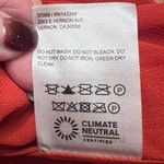 Reformation  Addie Ruched Smocked Strapless Velvet Top in Blood‎ Orange Size 4 Photo 11