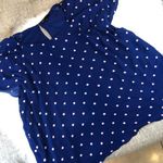 Gibson  blue polka dot casual top 3X Photo 4