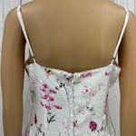 Likely  Women's US 8 White Floral Sequin Reese Dress Mini Bodycon Sleeveless Photo 5