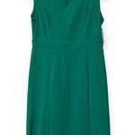 Shelby & Palmer women’s size 10 Elegant new emerald Green Sleeveless Dress zips Photo 0