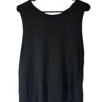 Uniqlo Black Polaroid Pocket Lightweight Sleeveless Cotton Tank Top Women Sz S Photo 1
