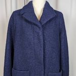 J. Crew Factory Boucle Wool Blend Peacoat Blue Size 8 Photo 14