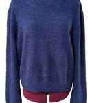 STITCHES & STRIPES Lawrence Pullover Soft Boucle Long Sleeve Sweater NWOT XXL Blue Photo 0