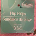 Women’s Pink Bridesmaid Glitter Flip Flops Size S (5/6) NWT Photo 2