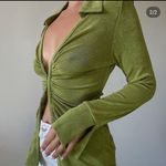 Et Clet Slinky Split Hem Collar Top Photo 0