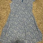 Light Blue Floral Dress Size M Photo 0