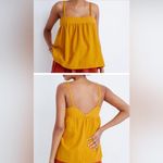 Madewell Mustard Camisole Relaxed Backless Top Size4 Photo 1