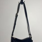 Coach Ellie File Purse C1648 Cross Body Black Pebble Leather Adjustable Strap Photo 8