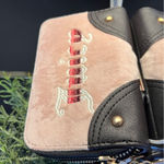 Juicy Couture  Pink and Black Women's Wallet Retro Vibe Double Zip​ Photo 1