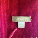 Nordstrom 100% Cashmere Scarf Red and Pink Photo 2