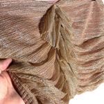 Anthropologie  MAEVE Women’s Pink Metallic Ruffle Front Tube Top XL Photo 4