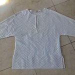 Tory Burch See Through Blouse/Tunic with Tank Sz S Photo 0