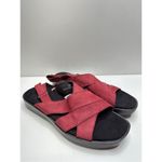 Munro ‎ Sandals Womens Size 8 Red Slingback Open Toe Micah Shoes Photo 1