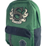 Harry Potter  Slytherin House Green Black Hogwarts Patch Logo Backpack One Size Photo 0