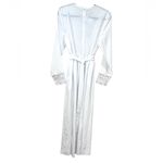 Vintage Elegant White Lace Trimmed Dress by California Dynasty Size M Photo 1