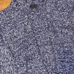 Joyce Leslie  Open Front Short Sleeve Blue & White Cardigan Small Photo 1