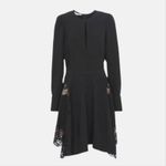 Stella McCartney  Celeste Dress Women's Size 38 Black Long Sleeve Luxury Designer Photo 4