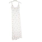 Princess Polly NWT  Floral Maxi Dress Eco Viscose White Size 4 Photo 2