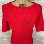 Julia Jordan Red Lace Eyelet
Sheath Dress Photo 5