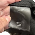  Elie Tahari Drape Open Front Black Faux Leather Moto Jacket Photo 3