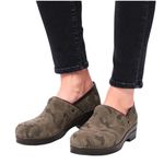 Dansko NEW  Leather Professional Clog Gray Camo Size 41 or 10.5 Photo 14