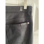 7 For All Mankind 7 For All Mankind Women's 27 Black Suede Skinny Jean Moto Punk Goth Whimsy Photo 5