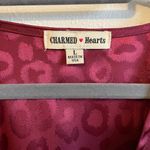 Charmed Hearts Leopard Satin Dress Photo 3