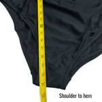 J.Crew NEW  Black Ruched Square Neck One Piece Swimsuit Resort Beach Size 22 Photo 11