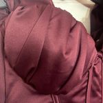 Pretty Little Thing  Plum Premium Constructed Satin Bardot Corset Top NWT size 4 Photo 6