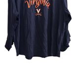 Flying Colors Virginia Cavaliers Women's Ruffle Sleeve Top Blue XL Photo 3