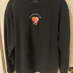 Strawberry Shortcake dark grey womens slouchy graphic sweatshirt size S Gray Photo 0