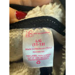 No Boundaries Women's  Cream & Black Sherpa Half-Zip Sweatshirt Juniors L Photo 5