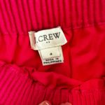 J.Crew  Scalloped Hem Skirt Hot Pink Linen Blend Elastic Waist Women's Size 4 Photo 2