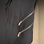 ZARA  women’s black moto blazer with double zipper detail medium Photo 3