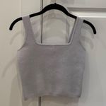 Abercrombie & Fitch  Gray Knit Crop Top Photo 1