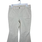 American Eagle Womens Size 16 Light Beige High-Waisted Corduroy Festival Flare Photo 1