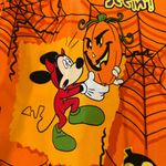 Disney The Wonderful World Of Halloween Scrub Top Mickey Minnie Mouse Pluto 3X Photo 5