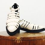 Rebecca Minkoff  Hayden Sandal in Creme | Size 8M Photo 4